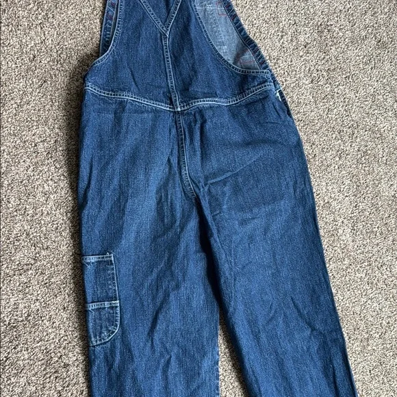 B.U.M. Equipment Vintage Women’s Medium Blue Denim Overalls - Picture 7 of 8